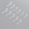 Nail Tips Transparent Ultra Thin Non Marking Oval Short Nail Art Sheet Nail Patch