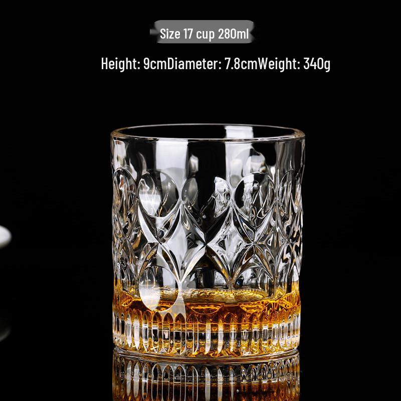 Octagonal KTV Beer Mug - Thickened Creative Crystal Whiskey Glass for Spirits
