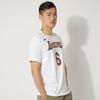 Nike NBA Los Angeles Lakers LeBron James No. 6 Crew Neck T-Shirt Men Tops White DR6381-106