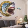 3D Shark Ocean Mural Removable Wall Sticker Art Vinyl Decal Kids Room Home Decor Living Room Decoration Wall  Room Decor 2023