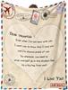 Idea Gifts For Dad Blankets for Father's Day Mother's Day Anniversary Birthday Thanksgiving for Mom Uncle Aunt Grandpa Grandma