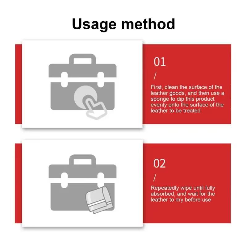 100 Ml Leather Conditioner Jacket Leather Restorer Cream Car Seats Bags Deep Nourishing and Refurbish Coating Shoes  Purses