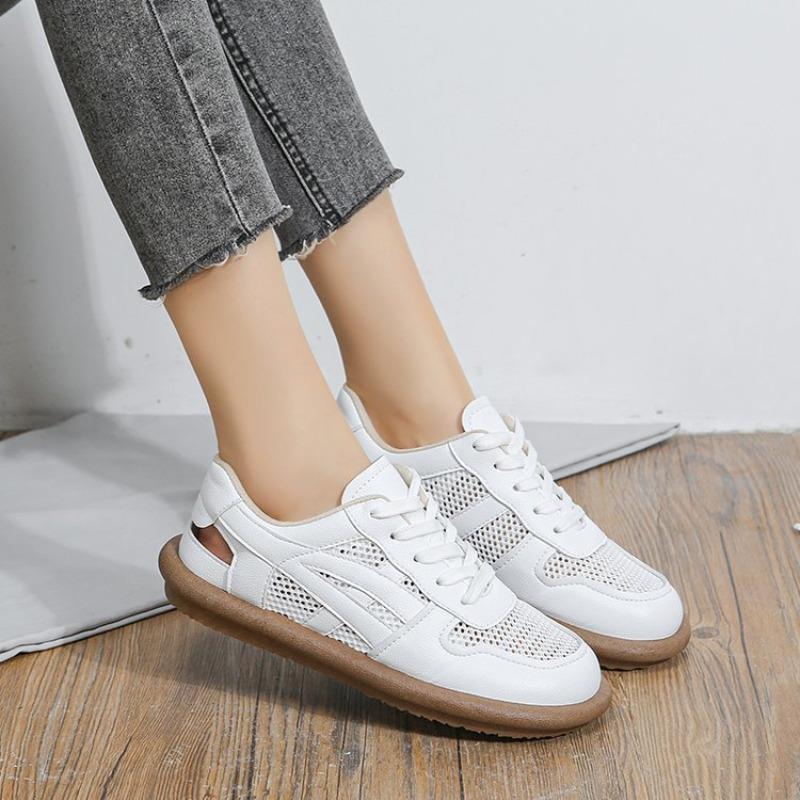 Fashion Hot Selling 2025 Spring Fashion Women Sandals Designer Lace Up Shoes for Women Thick Sole Outside Walking Shoes Female Zapatos