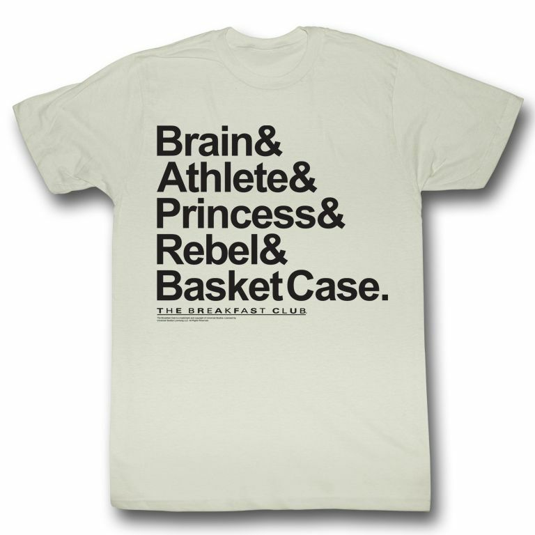 Breakfast Club New Names Natural Adult T-Shirt S