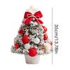 35cm DIY Christmas Tree With LED Light Mini Desktop Tree Christmas Decoration New Year Gift Home Christmas Ornaments