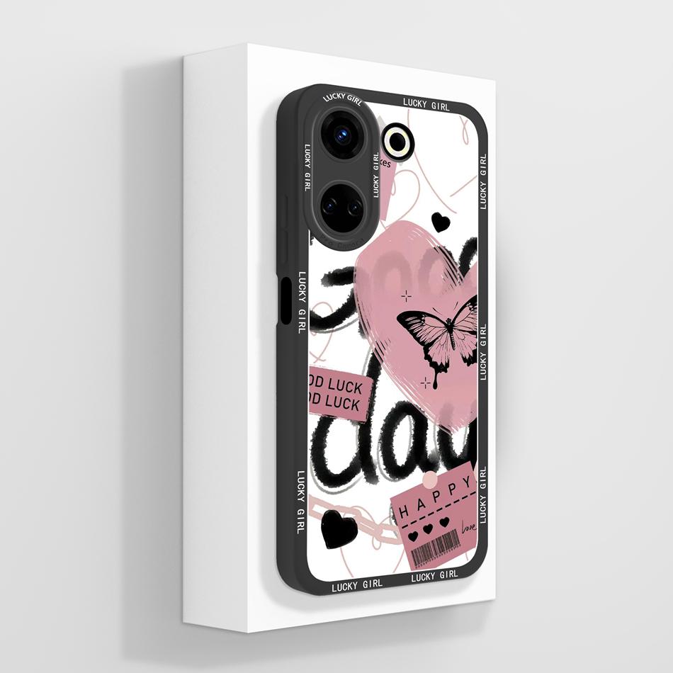 For Tecno Camon 20 Phone Cases Artistic Style Full Protection Soft Liquid Silicone Back Cover For Tecno Camon20 4G Funda Coque