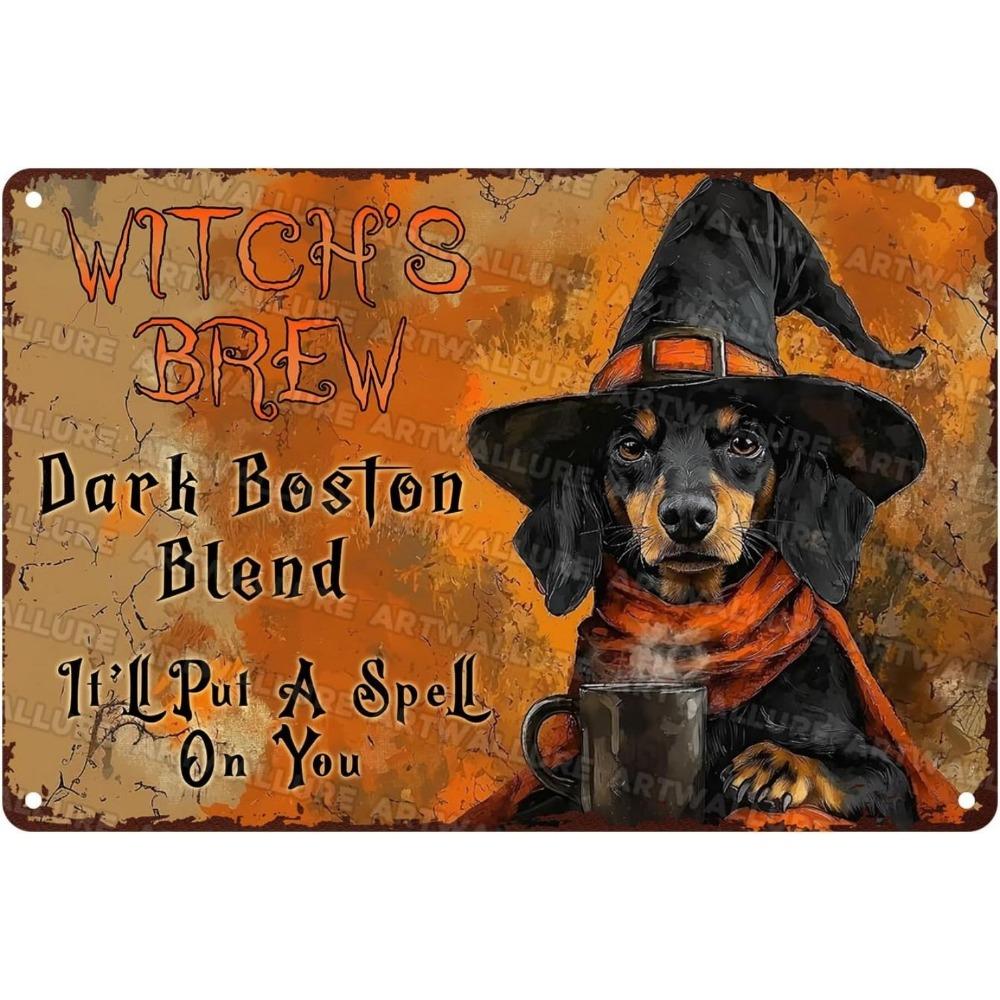 Halloween Poster On the Wall, Metal Plaque 20x30cm