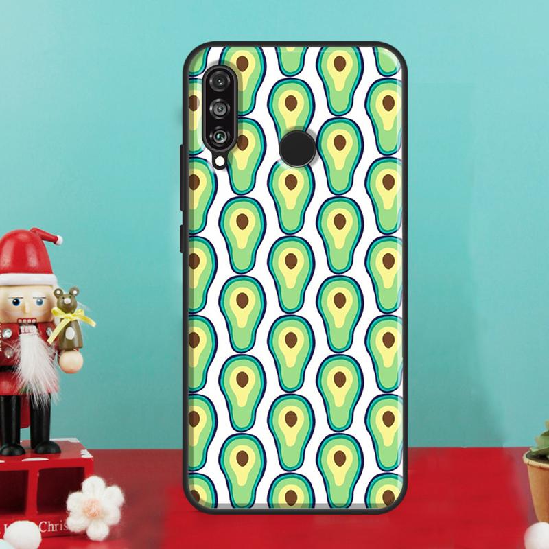 Cartoon Avocado For Huawei Nova 12i 12s 11i 5T Y90 Y70 Y60 Y61 Y91 Y72 9 10 SE P60 Pro P20 P30 P40 Lite Case