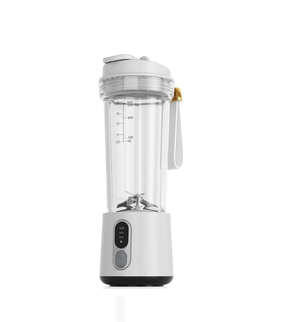 New Portable Juicer Dual-use Juice Cup USB 4000mAh Battery Indoor Outdoor Fresh Fruit Blender 2 Blade Smoothie Juice Cup Blender