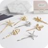 2 PCS Gift for Women Hair Clip Bright Hairpin Simple Hair Styling Accessories