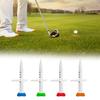 4pcs Plastic Golf Tees Height Adjustable Ball Tees Stable Golf Training Ball Tees Stand for Golfers Practice Accessories