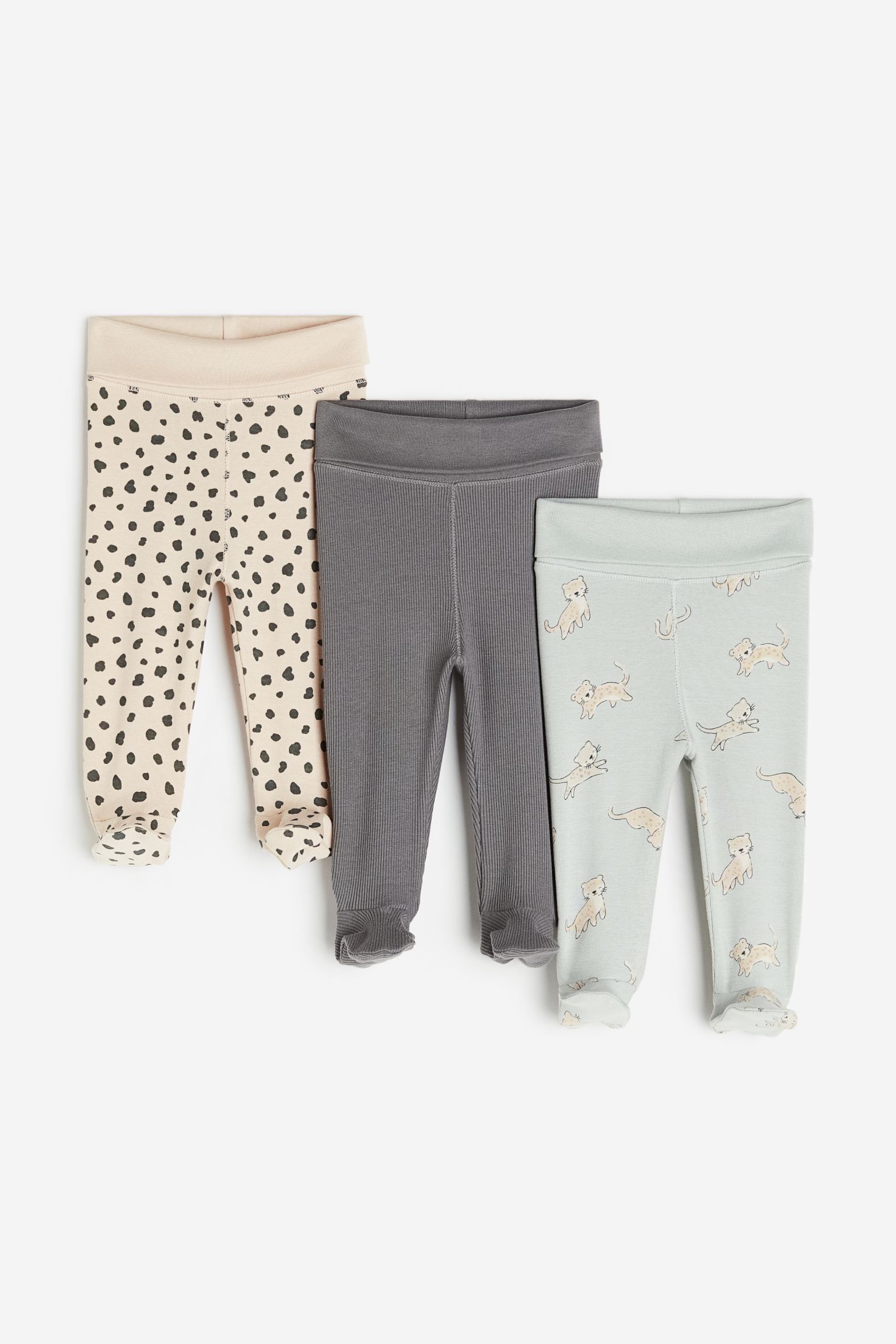 

3-pack cotton leggings