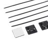 200Pcs Nylon   High Temperature Resistant Strong Nylon Self Locking Cable   with Mounts for Cable Fence