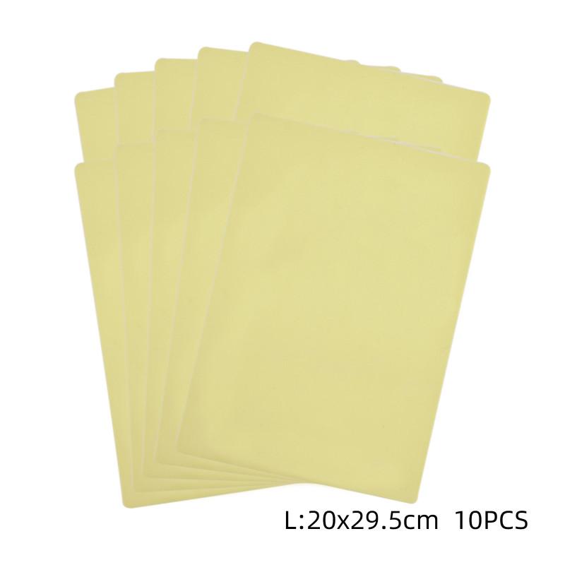 

10 Pcs Silicone Tattoo Practice Skin 1mm Thickness 20x29.5cm Large Blank Tattoo Practice Skin