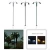 1/87 Mini Street Lantern, Train Post Lamps, Outer Track, Lamppost for Dollhouse Decoration