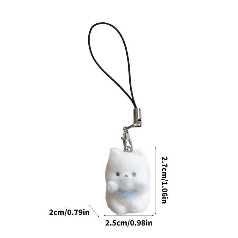 Resin 3D Dog Design Phone Charm Keychain Decoration Accessory With Realistic Texture For Pets Lovers