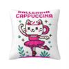 Italian Brain Rot Meme Pillow Cover Double Sided Tung Sahu Design Polyester Cushion for Sofa Bedroom Car Decoration