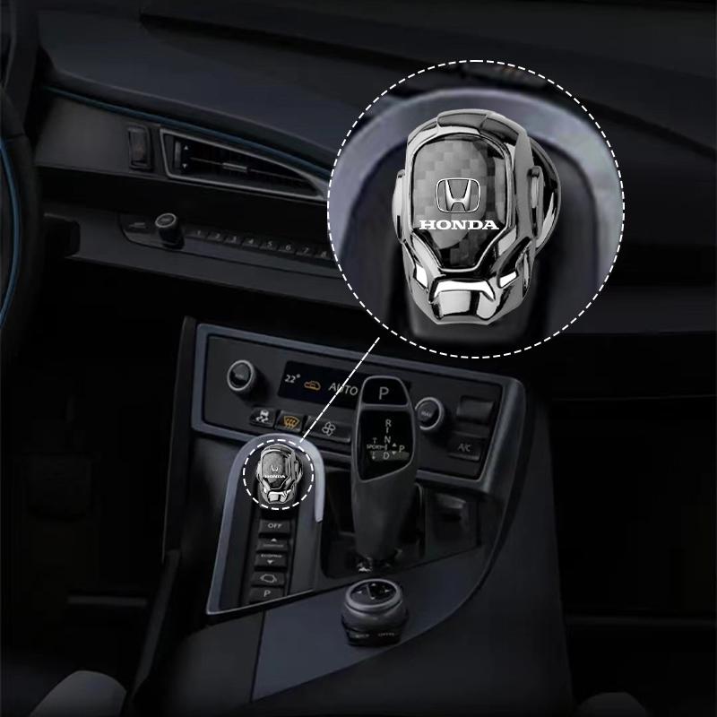 1Pcs Car One-Click Start Buttons Protective Cover Decoration For Honda Fit Mugen Insight Type S R VTEC DOHC Modulo Vezel Legend RR Si