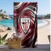 Toalla de Playa con Estampado de Fútbol del Athletic Bilbao, Toalla Grande Suave de Secado Rápido para Playa, Camping, Natación