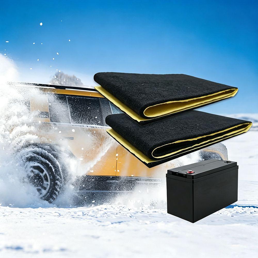 Thermal Car Battery Blanket Fireproof Battery Insulation Cover Automotive Battery Insulation