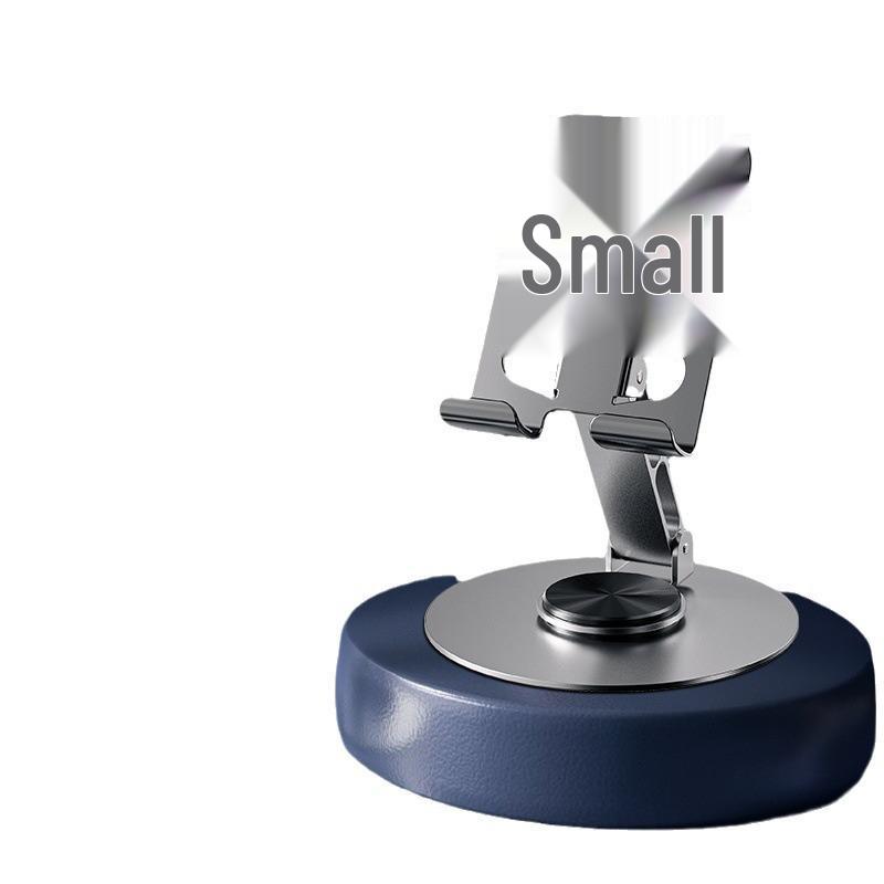 Universal Metal Phone and Tablet Holder: 360° Rotatable, Foldable Stand for Desktop and Live Streaming
