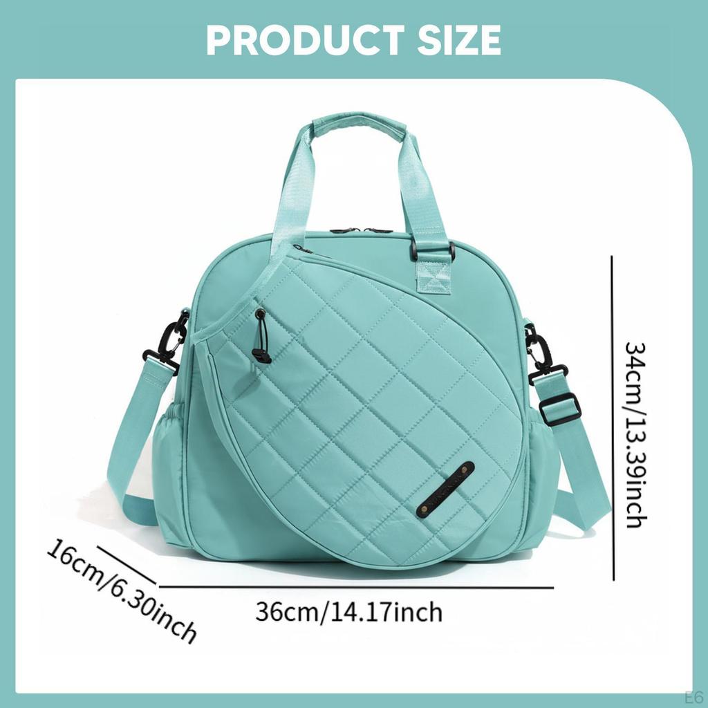 Tennis Bag Handbag Women Men Adjustable Shoulder Strap Multifunctional Equipment Large Capacity