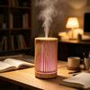 Ultrasonic Aroma Diffuser: Hollow Design, Seven-Color Night Light, Desktop Essential Oil Aromatherapy Humidifier