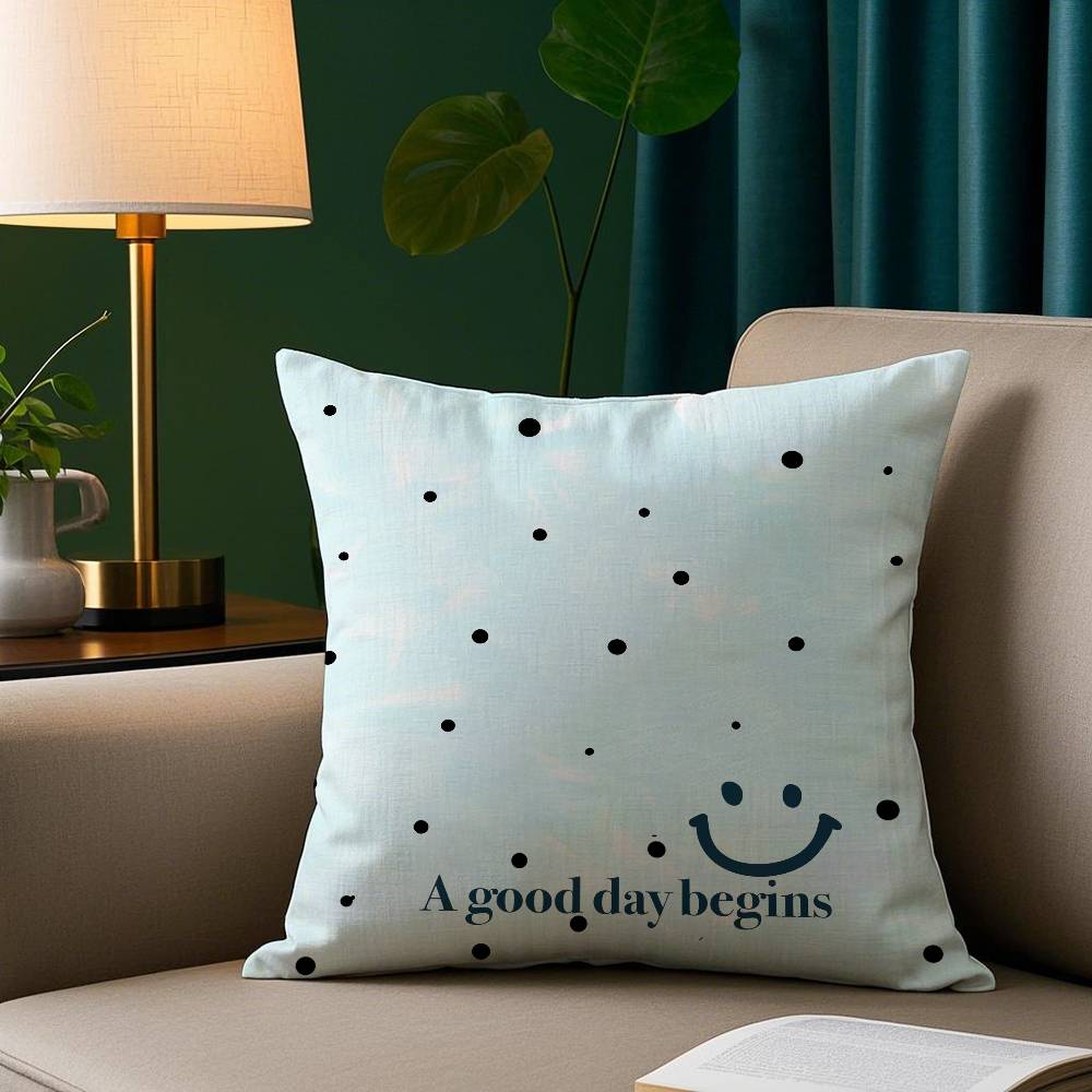INS Fashion Love Pillow Case Plush Fabric Soft Pillowcase Double Sided Print Sofa Cushion Cover Throw