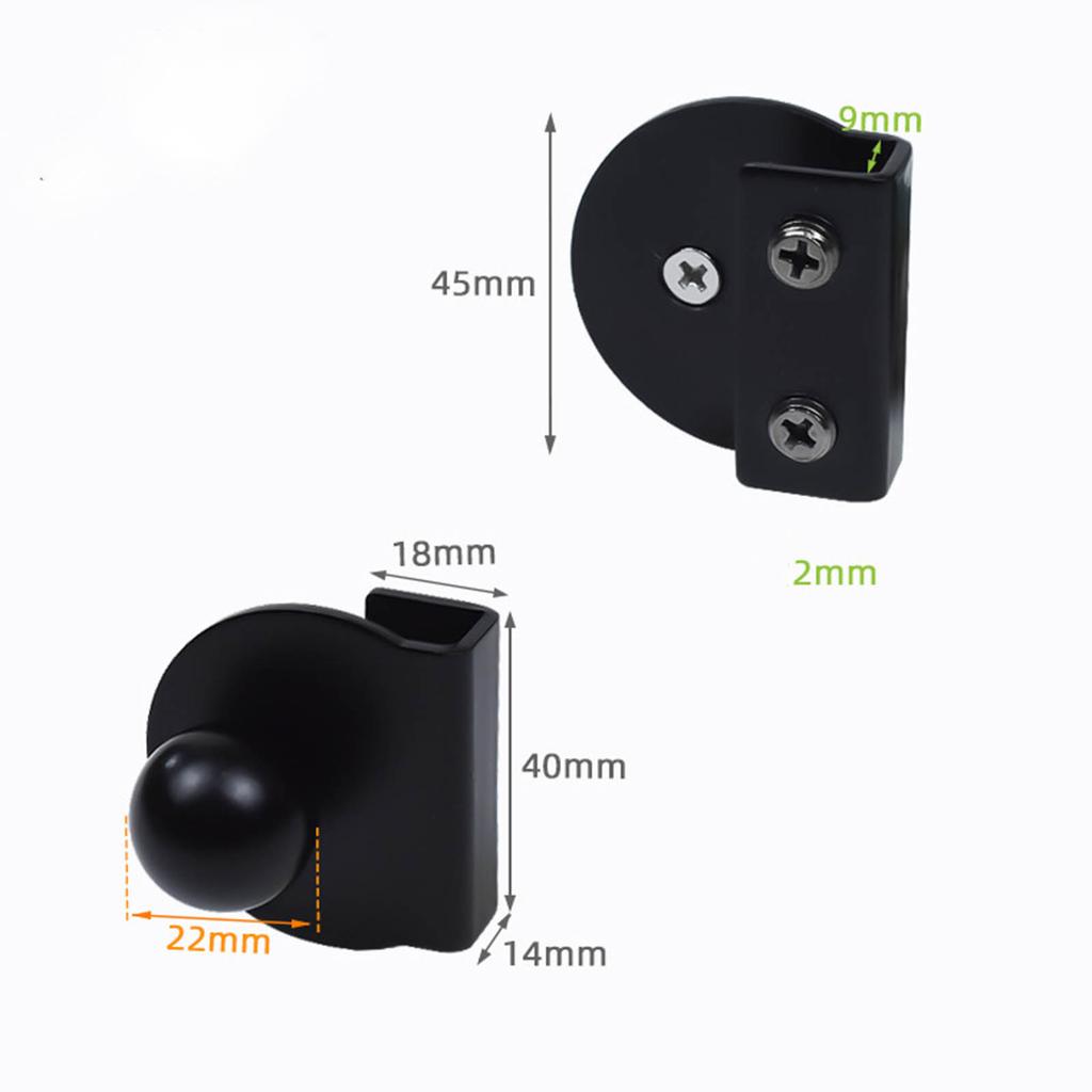 Round Shower Glass Door Handle Showcases Cabinet Drawer Metal Clamp Pulls Bathroom Hardware Rustproof Easy To Install