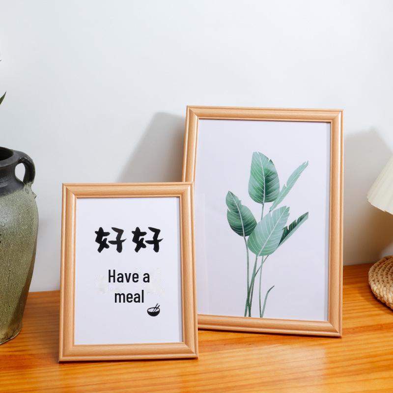 Multi-Size Wooden Photo and Certificate Frame (5"-10", A4, A3) Wall & Stand Option