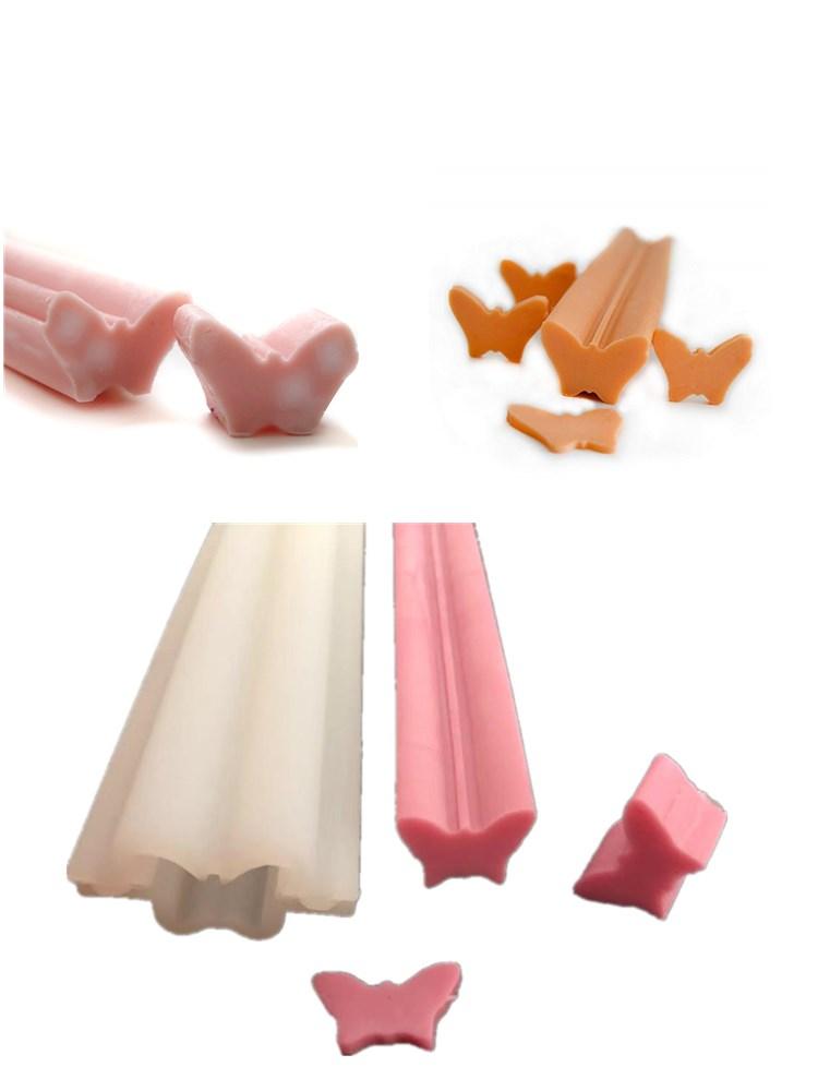 Cat Shaped Silicone Tube Column Mold Handmade Soap Candle Chocolate Loaf Baking Tools for DIY Craft Dessert Party Decoration