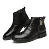 Winter Boots For Men Luxury Chelsea Shoes Fashion Side Zipper Genuine Leather Business Dress Men'S Boots Handmade Casual Shoes