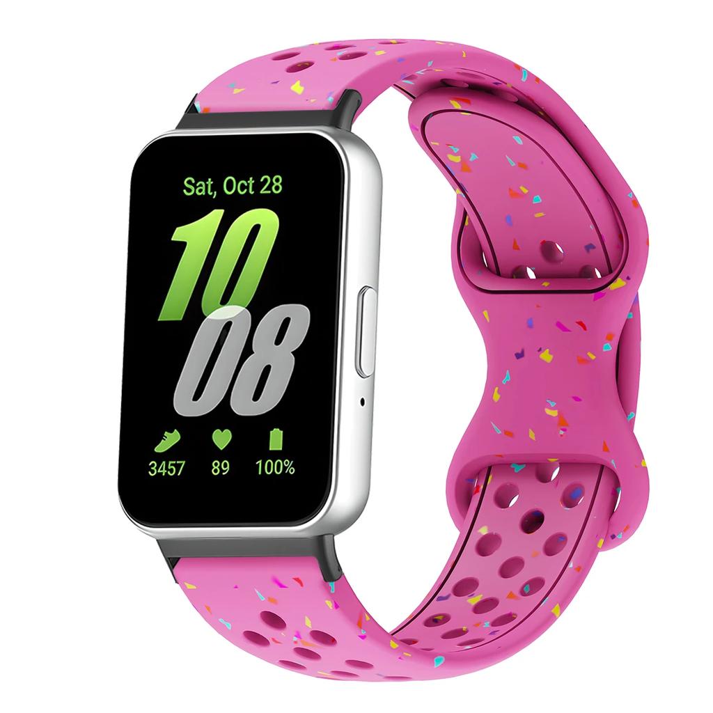 Silikonarmband für Samsung Galaxy Fit 3 Uhrenarmband Sportarmband für Samsung Galaxy Fit3 Ersatzarmband Zubehör