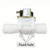 AC 220V/DC 12V Normally Closed Electric Solenoid Valve 1/2" 3/4" Male Thread Plastic Water Valve for 0.02-1mpa Pressure 1/10Pcs