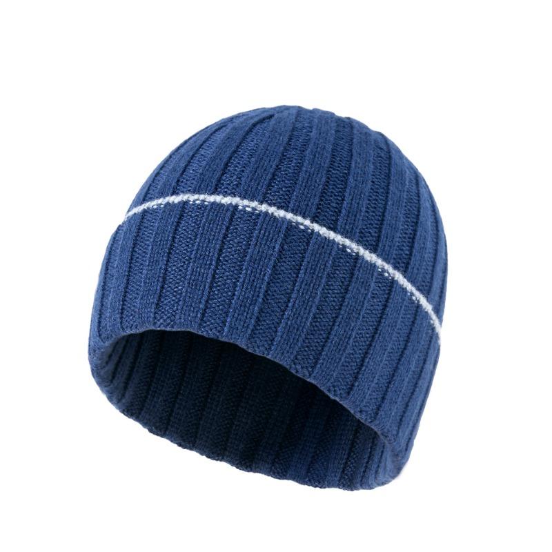 Autumn and Winter Warm Wool Knitted Hat Men's Versatile Wool Hat Women's Outdoor Riding Cold Protection Ear Cold Hat