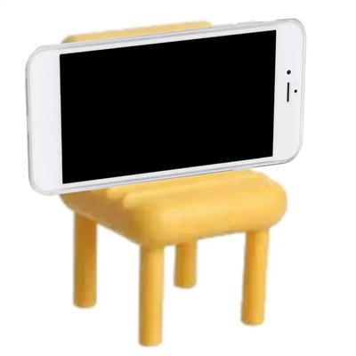 Sevimli Mini Sandalye Telefon Standı Tutucu, Çok Açılı Masaüstü Evrensel Şeker Rengi Cep Telefonu Tutucu iPhone Samsung Xiao Mi için