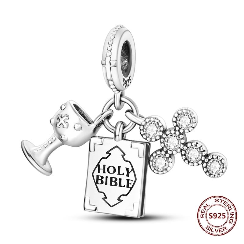 Teufelsaugen Anhänger 925 Kupfer Original Hand von Fatima Blauer Zirkon Kreuz Blaue Augen Charms Passend für Armband DIY Herstellung Zirkon Geschenk