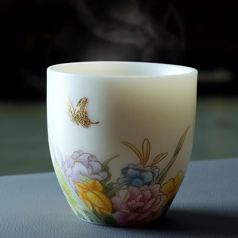 Dehua Mutton-fat Jade Porcelain Kung Fu Tea Cup
