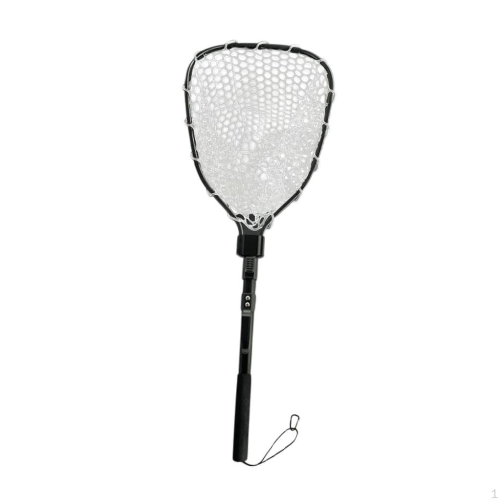 Fishing Net Aluminium Frame Silicone Mesh Tool for Outdoor Activities