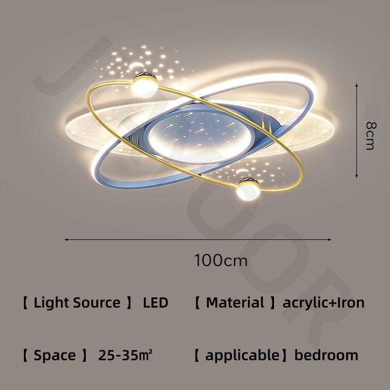 Modern LED Chandelier Light Luxury Starry Sky Home Decor Living Children's Room Bedroom Lamp Indoor Lighting Kids’ Pendant Ligh