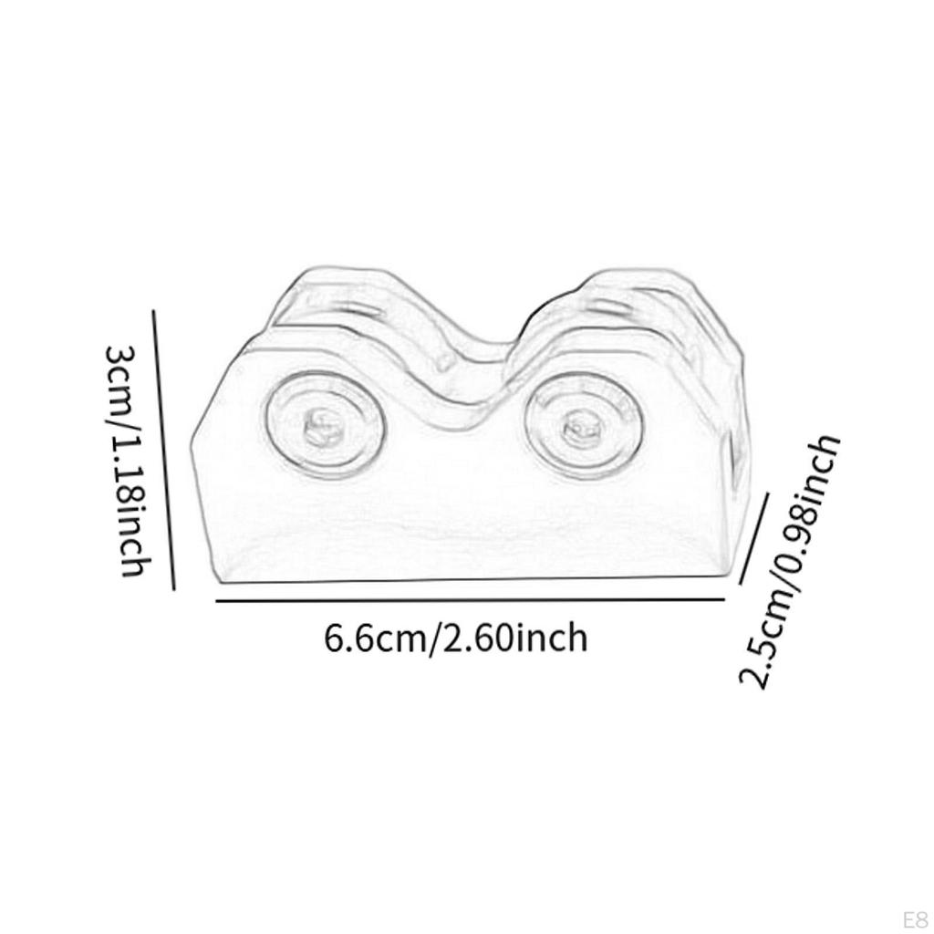 2 Pieces Billiard Cue Straightness Checker Parts Snooker Club Roller Detector