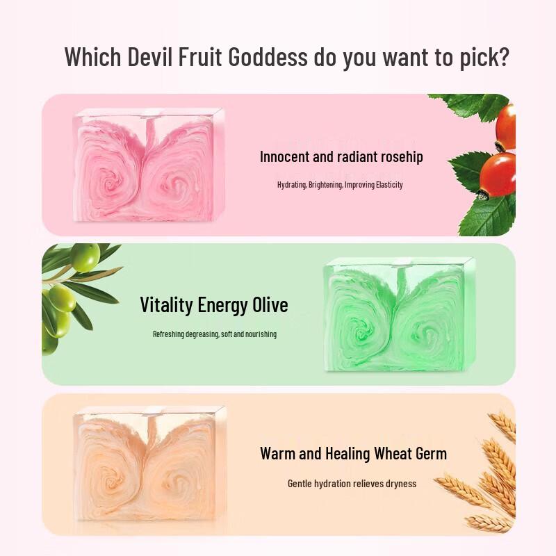 Foretty Natural Fruit Oil Essential Oil Soap