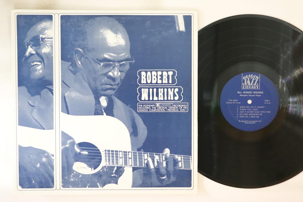 LP Record REV. ROBERT WILKINS  Memphis Gospel Singer OJL8052 ORIGIN JAZZ LI US Blues Used