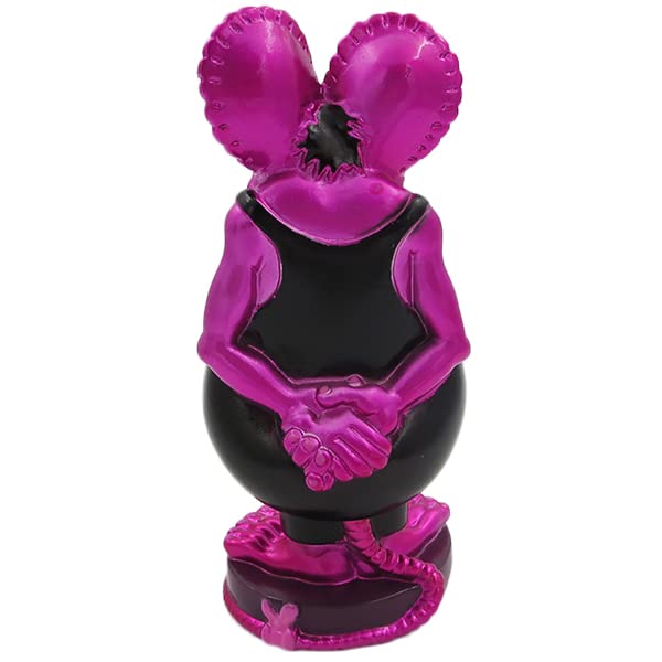 RAT FINK Metallic Rat Fink Red Bobbing Head Figure Doll