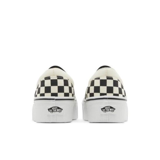 Vans Classic Slip-On Stackform 'Checkerboard - Black White' VN0A7Q5RTYQ