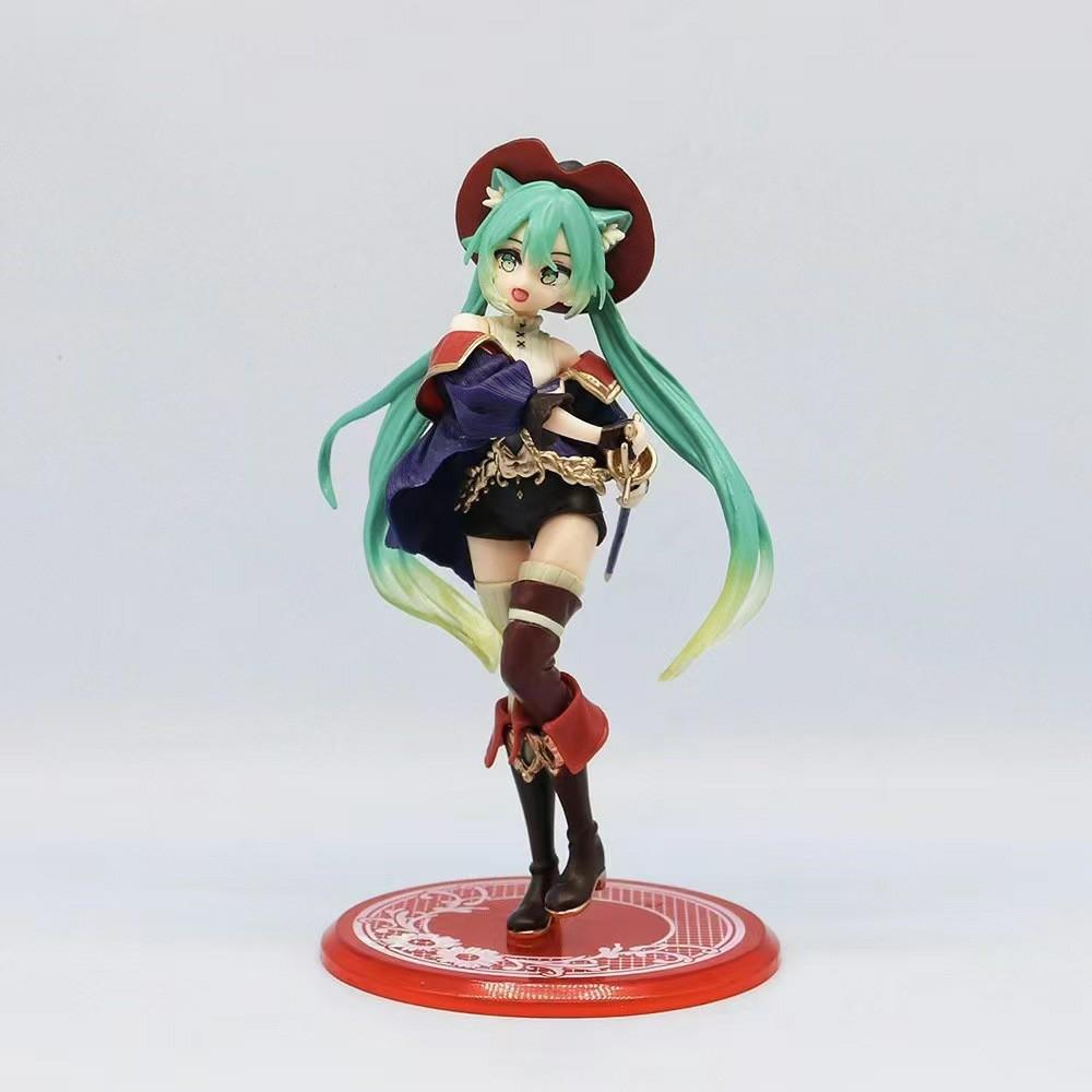 4.33-7.87 Inch Hatsune Miku Anime Action Figures Noodles Stopper Model Figure Toys Collectible Gift For Toys Hobbies Children