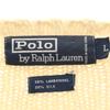 Polo by Ralph Lauren 90s Old Long Sleeve Sweater L Beige Knit Men's Used