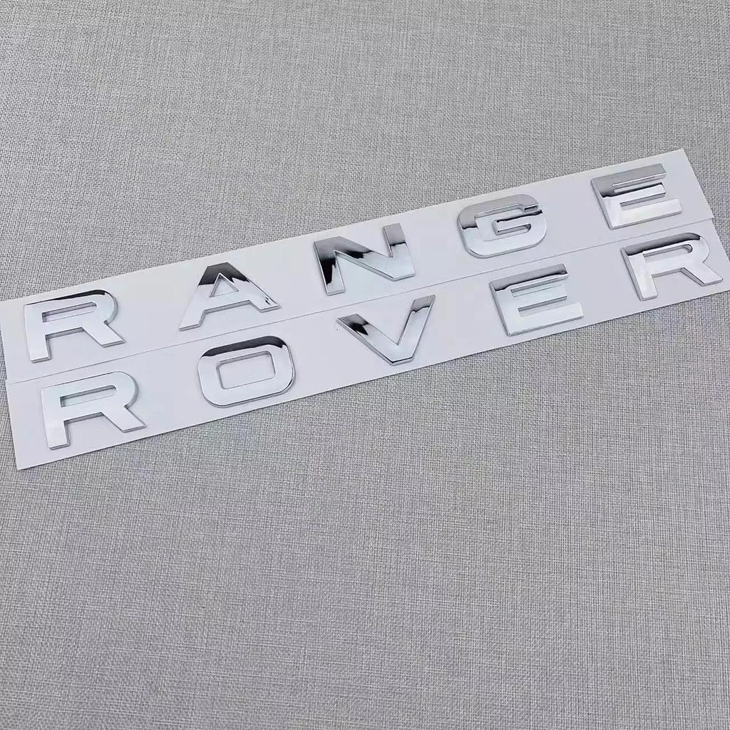 NUOVO Emblema Lettere Range Rover Badge Cofano Auto Adesivo Cofano Per Land Rover Discovery 2 3 4 Range Rover Freelander SVR