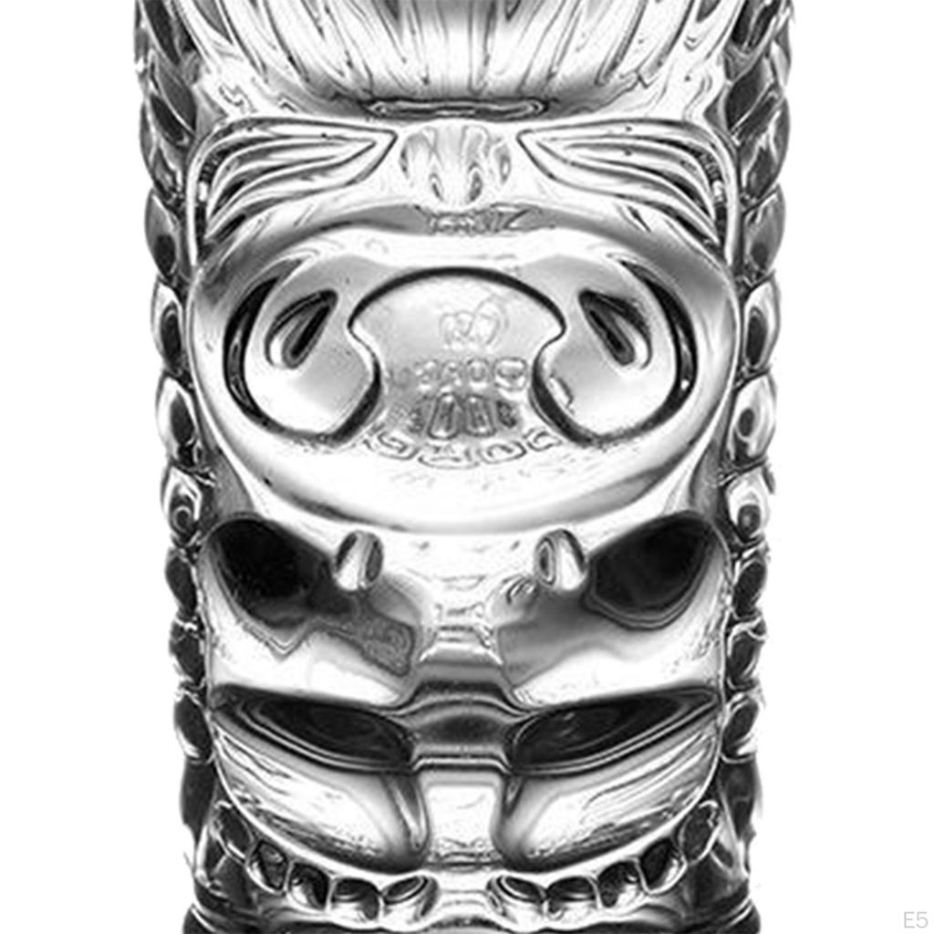 Elegant Gothic Tea Glass Set for Halloween Party Decor - 420ml Capacity