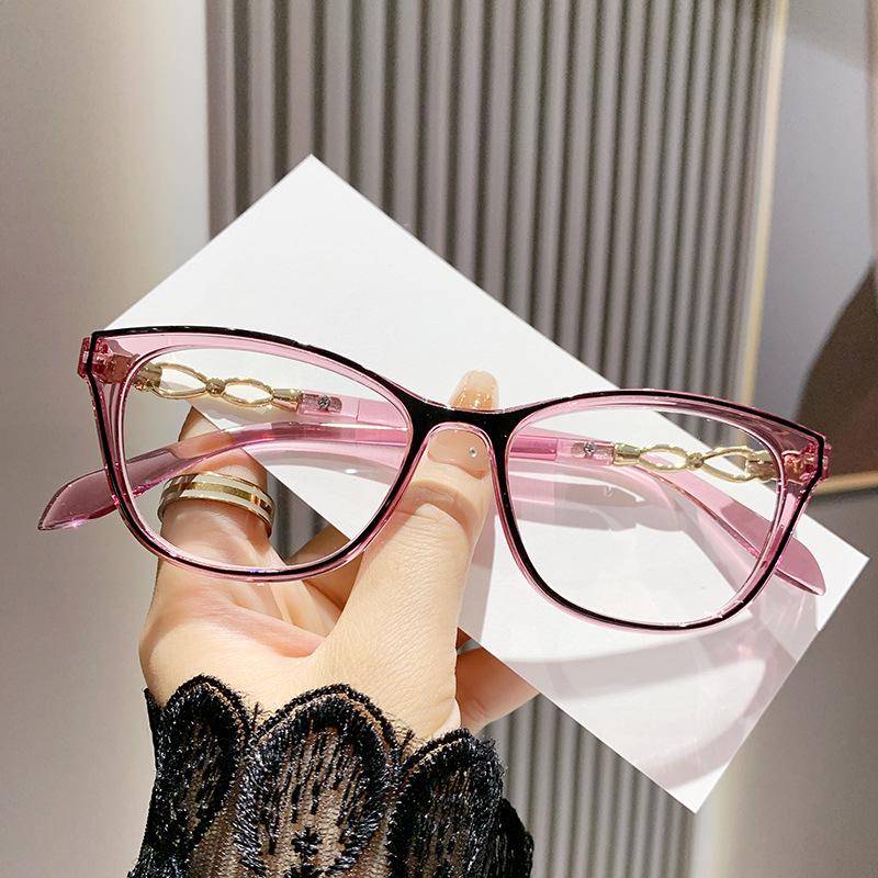 

Вінтажні жіночі окуляри для читання з блокуванням синього світла Котяче око - Високоякісні, Модні в європейському та американському стилі, HD Модні окуляри для читання. +300